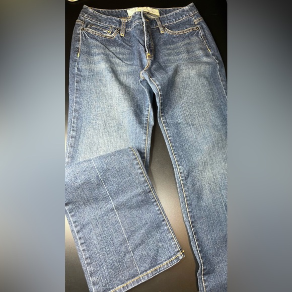 Ann Taylor LOFT Blue Original Boot Jeans Size 8 EUC - Picture 1 of 10